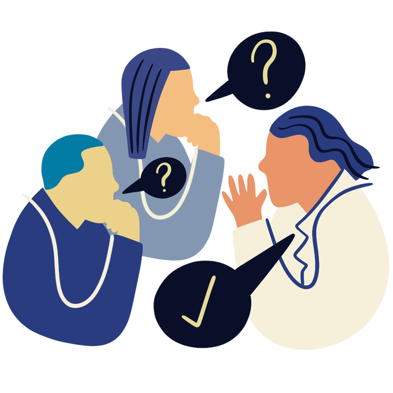 patient talking with care team